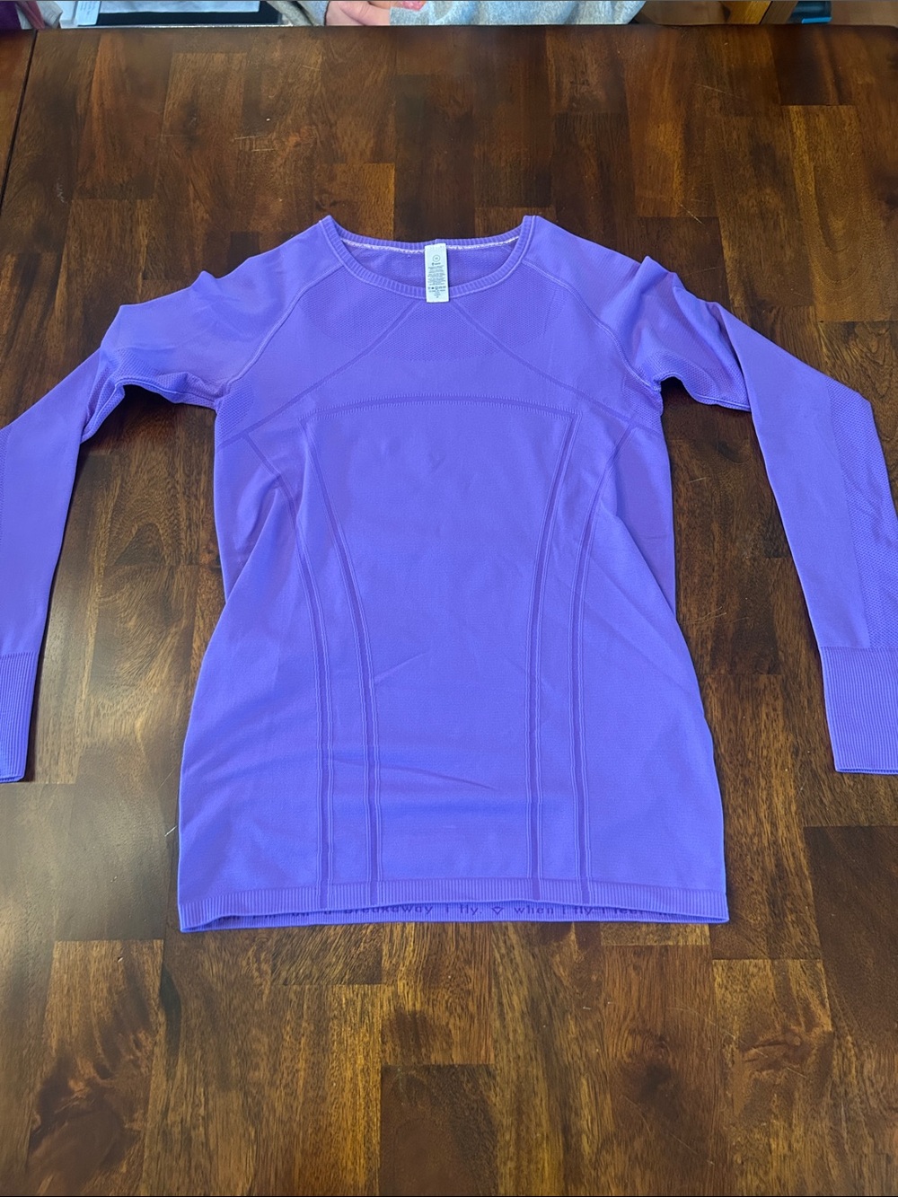 Ivivva Girls' Purple Long-Sleeve Seamless Active Tee